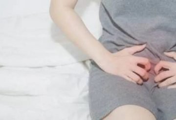 woman with depressed vagina