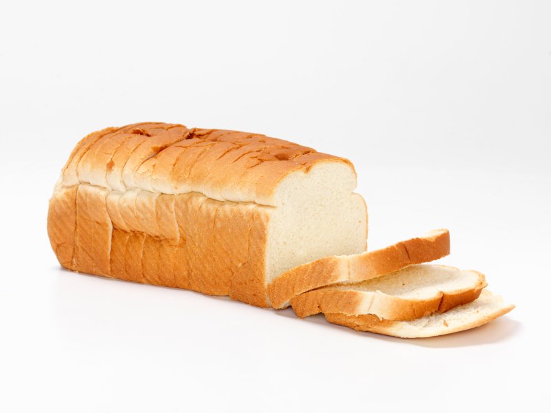 Sliced White Sandwich Bread -Photographed on Hasselblad H3D2-39mb Camera