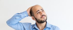 tired manager thinking over