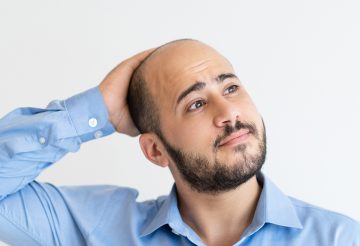 tired manager thinking over